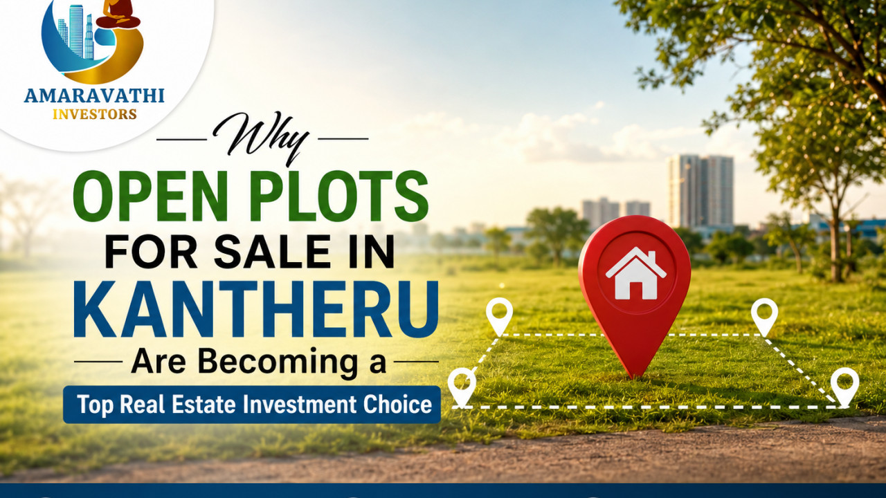 Why Open Plots for Sale in Kantheru Are Becoming a Top Real Estate Investment Choice