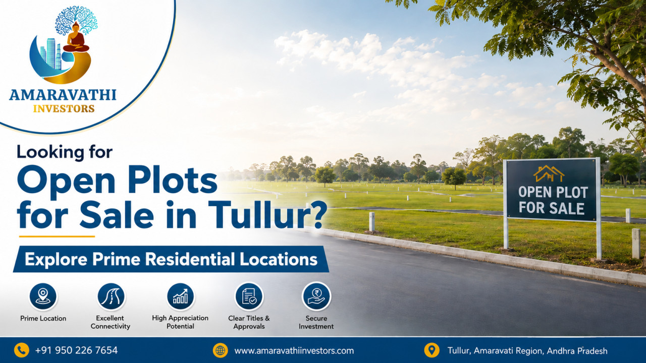 Looking for Open Plots for Sale in Tullur? Explore Prime Residential Locations