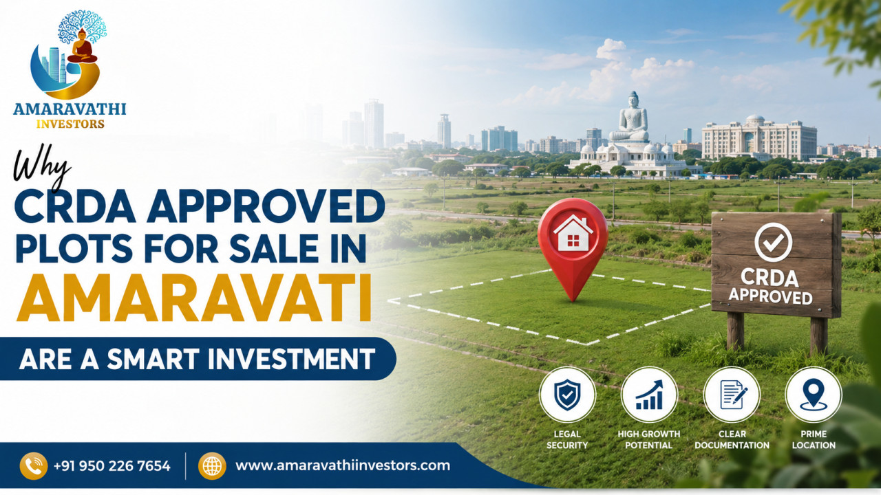 Why CRDA Approved Plots for Sale in Amaravati Are a Smart Investment