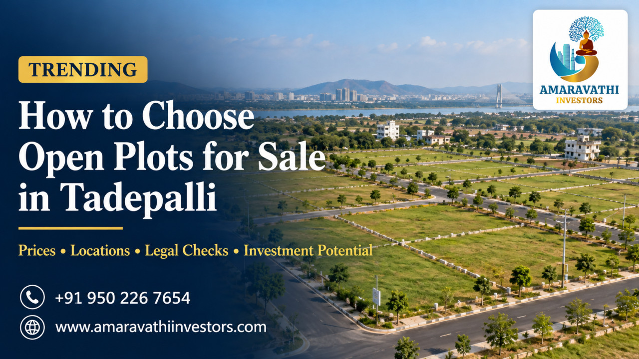 How to Choose Open Plots for Sale in Tadepalli: Prices, Locations, Legal Checks and Investment Potential